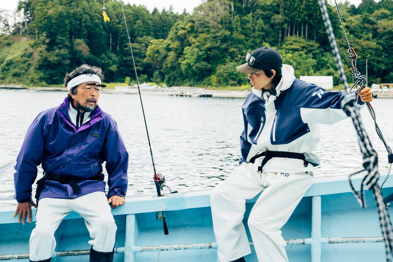 中村雅俊さんは漁師に。温かく大きな存在だ