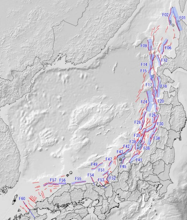国土交通省・内閣府・文部科学省,2014,日本海における大規模地震に関する調査検討会報告(概要),20頁