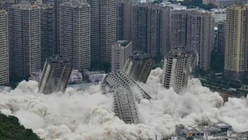 7年間放置の高層「幽霊ビル」15棟を一気に爆破という中国の衝撃プロジェクト（西岡省二） - 個人 - Yahoo!ニュース