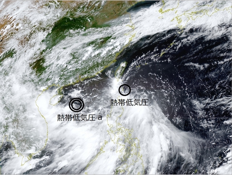 図4　気象衛星画像（7月1日15時）