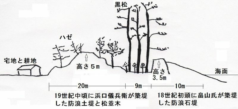 図3　広村堤防概略図
