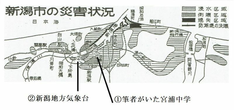 図3　新潟地震における新潟市の被害状況