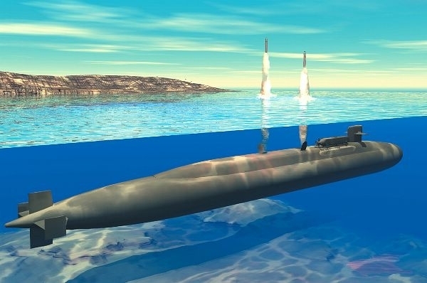 アメリカ海軍より巡航ミサイル原潜コンセプトイラスト