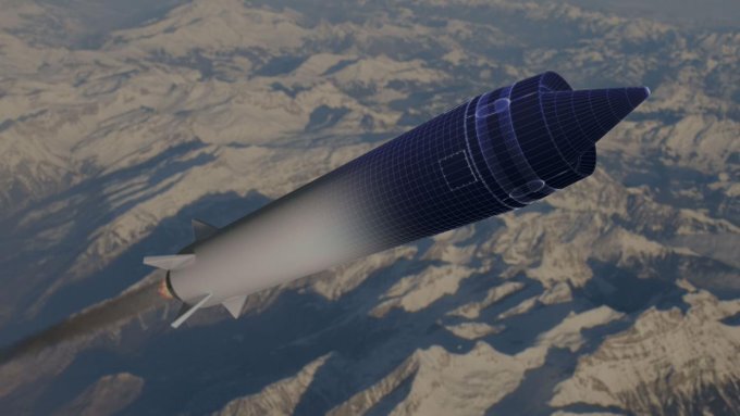 ドレイパー研究所より空気吸入式極超音速迎撃ミサイルの概念モデル