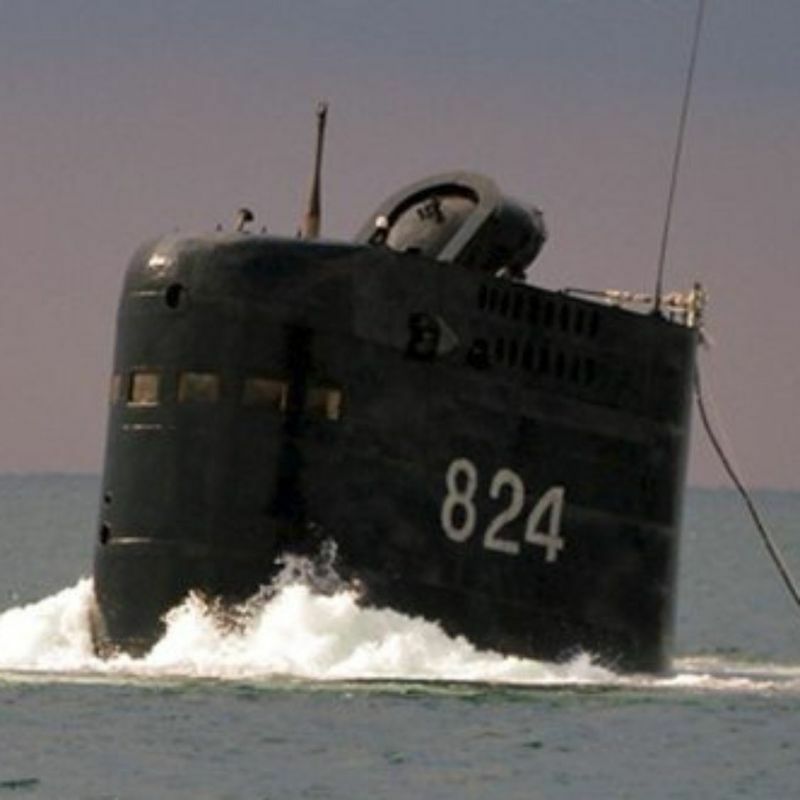 北朝鮮KCNA発表より試験用潜水艦「8.24英雄艦」のセイル