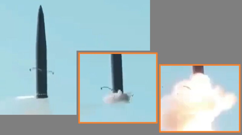 韓国国防部公式発表映像より「高威力玄武弾道ミサイル（고위력 현무 탄도미사일）」