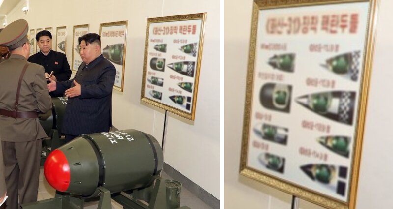 北朝鮮・朝鮮中央通信より戦術核弾頭「ファサン-31（화산-31）」