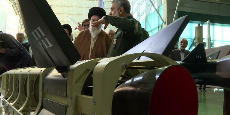 イランの公式発表よりファッターフ2の弾頭部分のスケルトンモデル