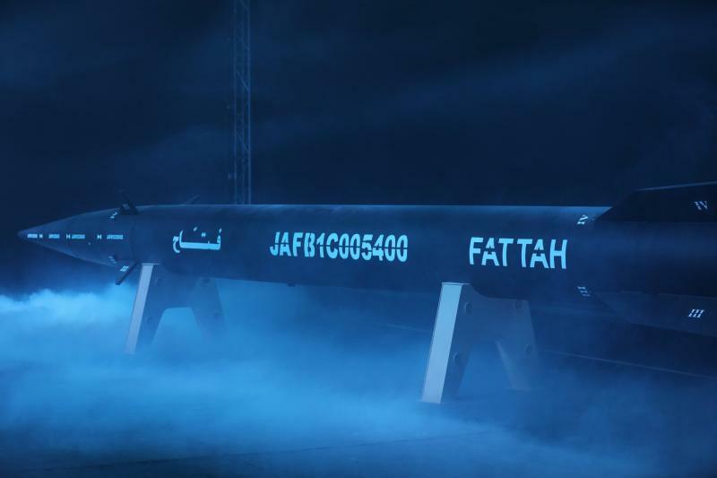 イランの公式発表より「ファッターフ1」極超音速ミサイル