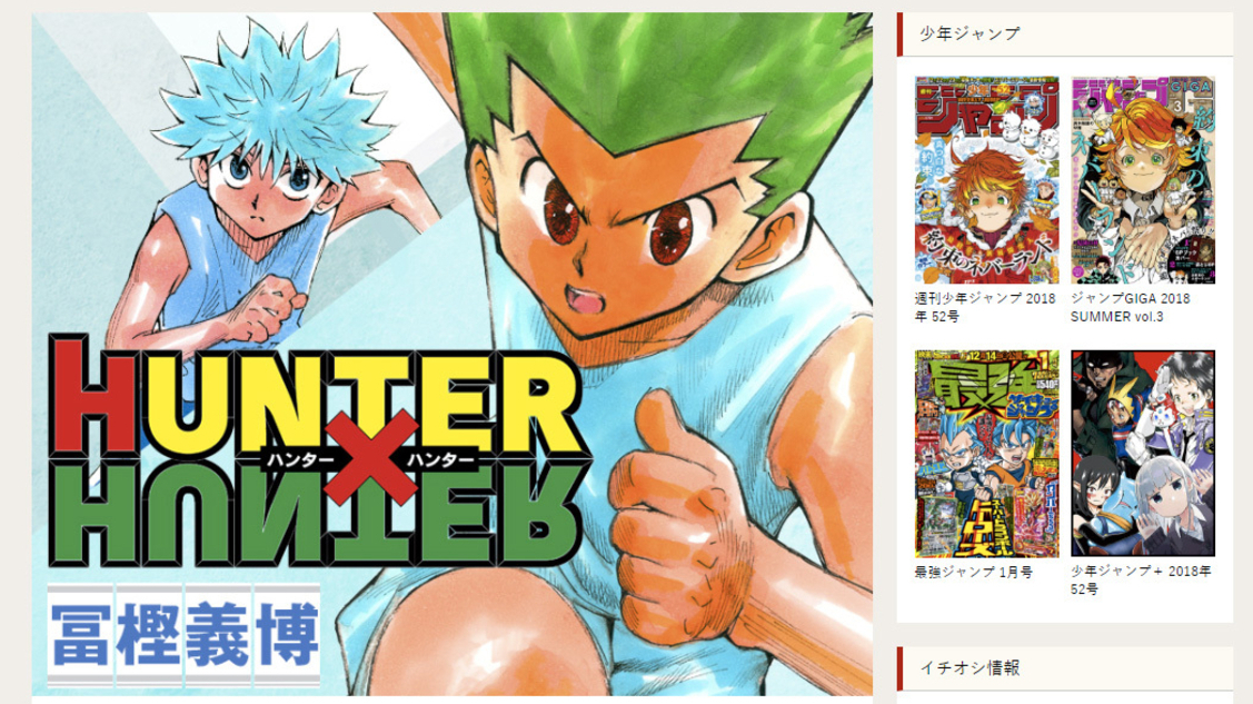 『HUNTER×HUNTER』また休載も、ファンは「予想通り 