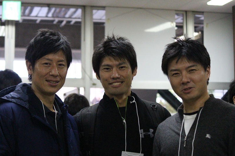 左から的場氏、喜田氏、林選手の阪神OBトリオ。もちろん3人ともイケメンです。