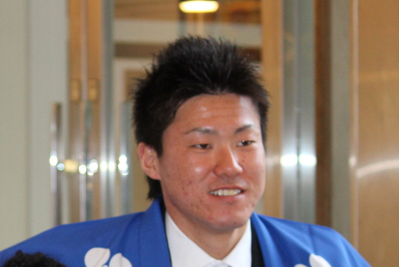 大阪天満宮から実家が近い陽川選手ですが「来たのは初めてかも…」と苦笑い。