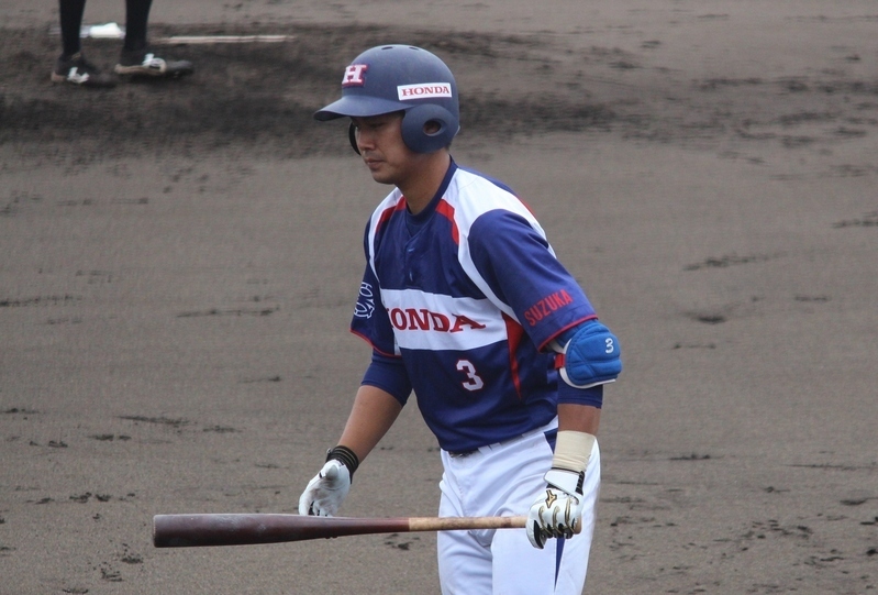 Honda鈴鹿の4番キャッチャー・飯田選手。