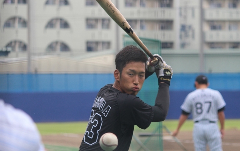 西田選手はバッティング中心ながら「守備も走塁も時間を見つけて」と話していました。