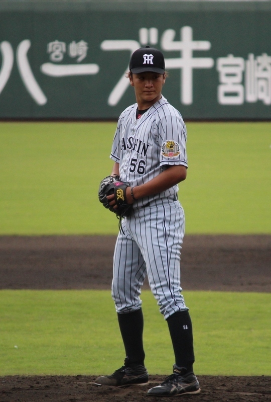 久々に6イニングを投げた松田投手。