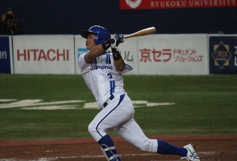 9回2死三塁、阪口選手の代打・藤井健選手。左飛で試合終了…