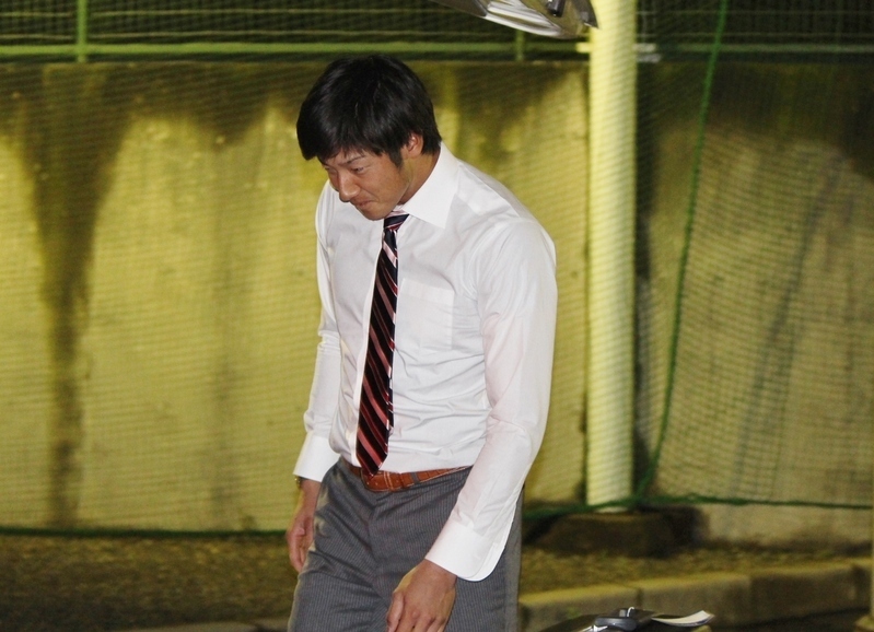 さすが暑がりの横田選手。ちょっと痩せたように見えるのは気のせい？