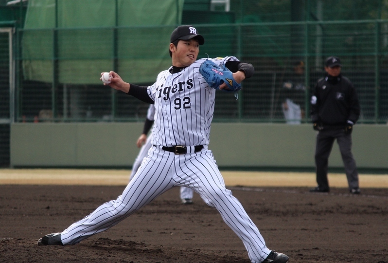 伊藤和投手は8日の近大戦の最後から、自身でも「いい感じ」というピッチング。