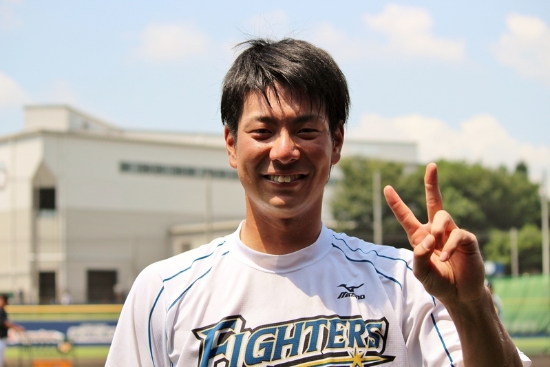 松本剛選手は6日が右翼、7日は一塁(ともに1番)でフル出場。6日に2安打。