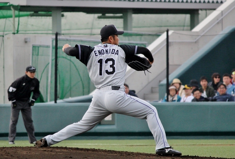 先発は榎田投手でした。