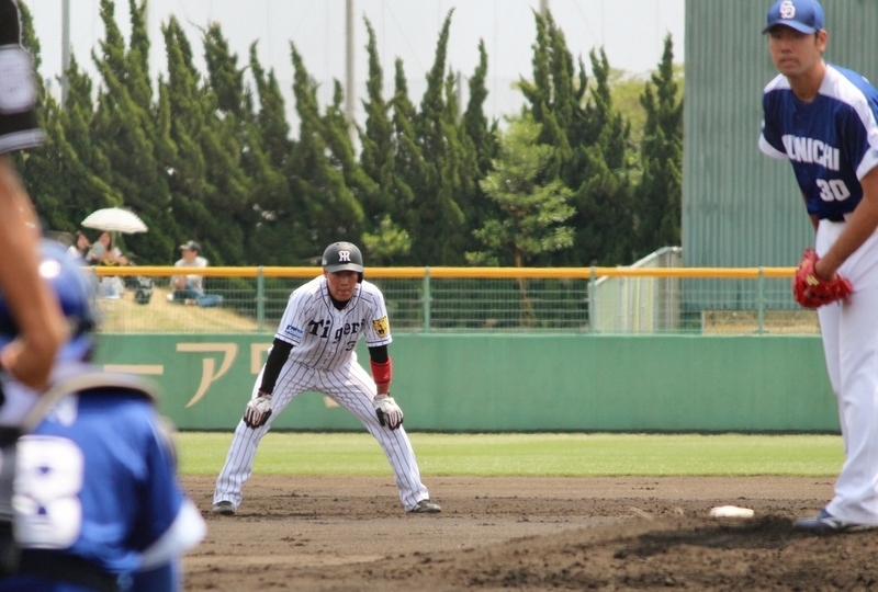大山選手も2回に二塁打を打っています。