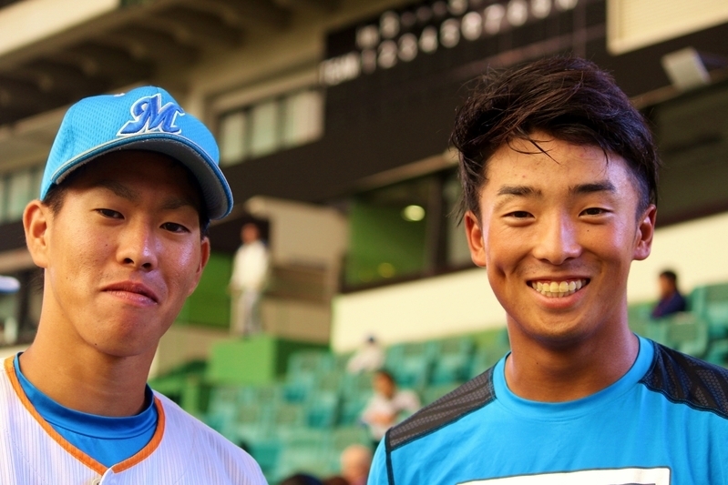左が冨樫選手(22)、右が夏見選手(23)。ルーキーコンビも活躍しました。
