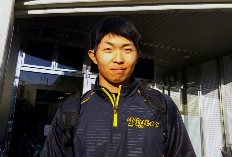 ウエスタン・リーグ最多の5盗塁を決めている島田選手。早く1軍で走りたいですね！