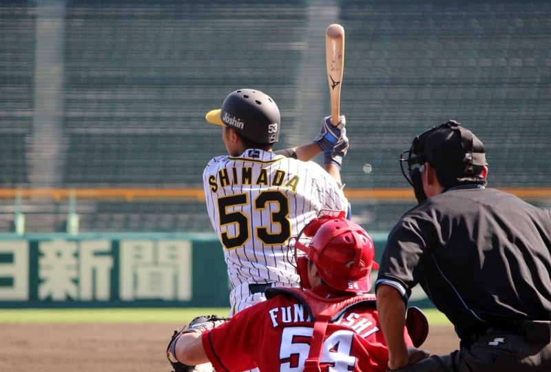 8回にも、島田選手のタイムリー三塁打で1点を追加。