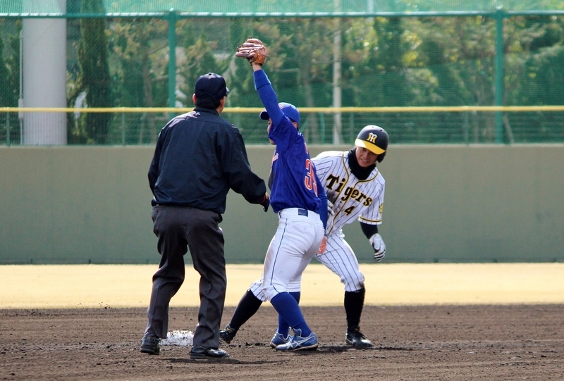 6回は熊谷選手も二盗を阻止されました。