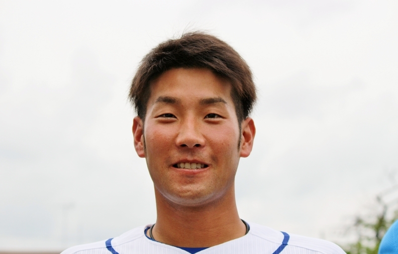 鹿島の西村選手。横田選手に似ている？と同級生の高山選手に聞いたら「確かに(笑)」と賛同してくれました。