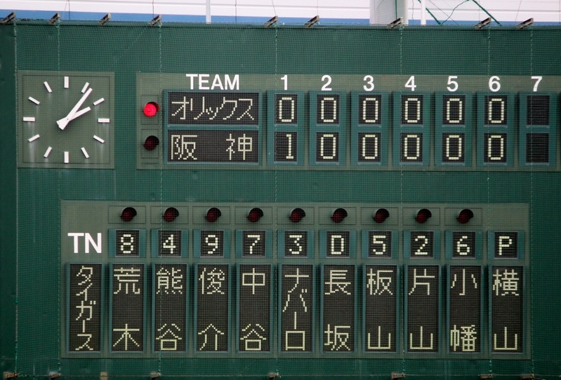 7回の表が始まる時、横山投手が登板。昨年5月5日以来の実戦マウンドです。
