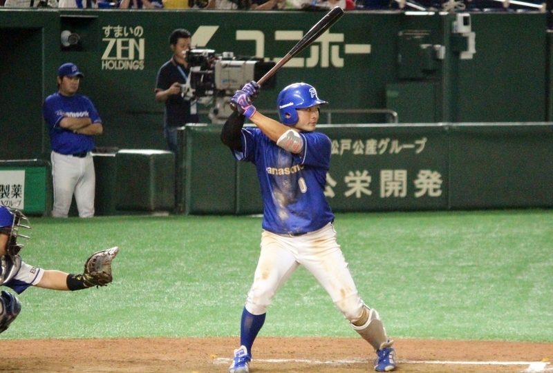 ※藤井健選手の打席。この日は二塁打を含むマルチで、盗塁も決めました。