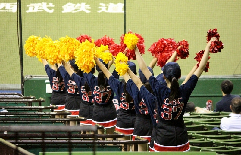 応援に駆けつけてくれた大宮武蔵野高校のチアダンス部・“アローズ”の皆さん。詳しくは改めて。