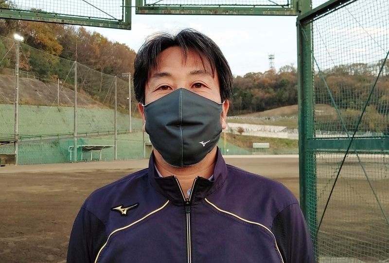 森田コーチの恩師、関西高校野球部の守安部長です。