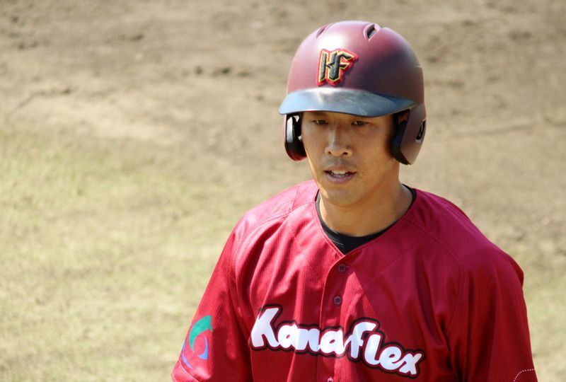 ケガから復帰した4番の北川倫太郎選手(元楽天)。最終予選では万全の状態で、活躍を期待しています！