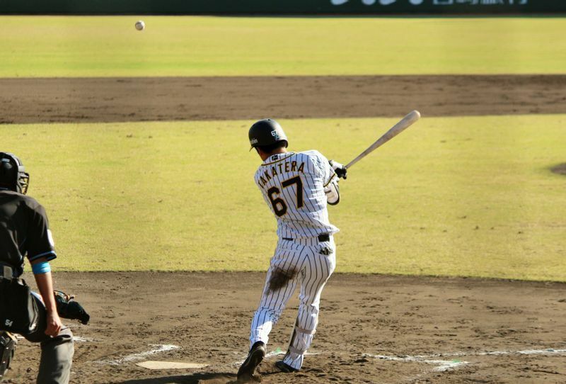 平田監督が「凡打の内容もいい」とほめる高寺選手。10月26日の日本ハム戦、左の福田投手に対しての左飛もそうです。