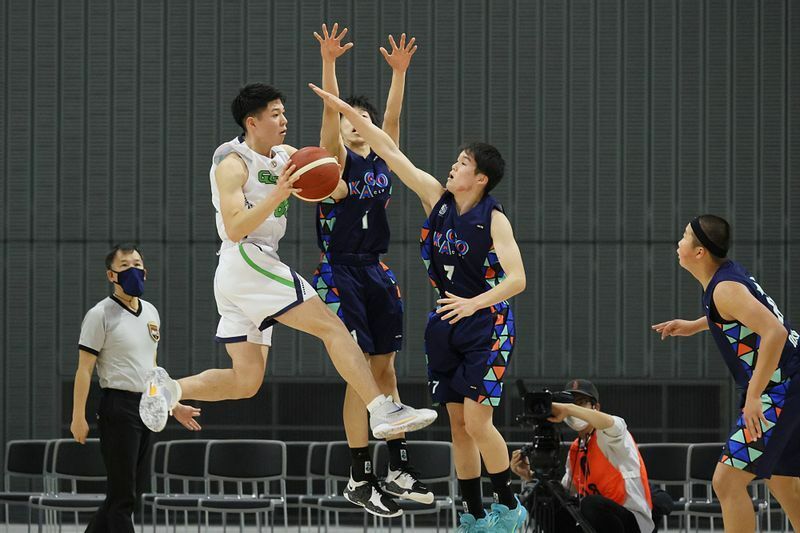 跳躍しても身体の軸がブレない瀬川琉久 写真提供:日本バスケットボール協会 