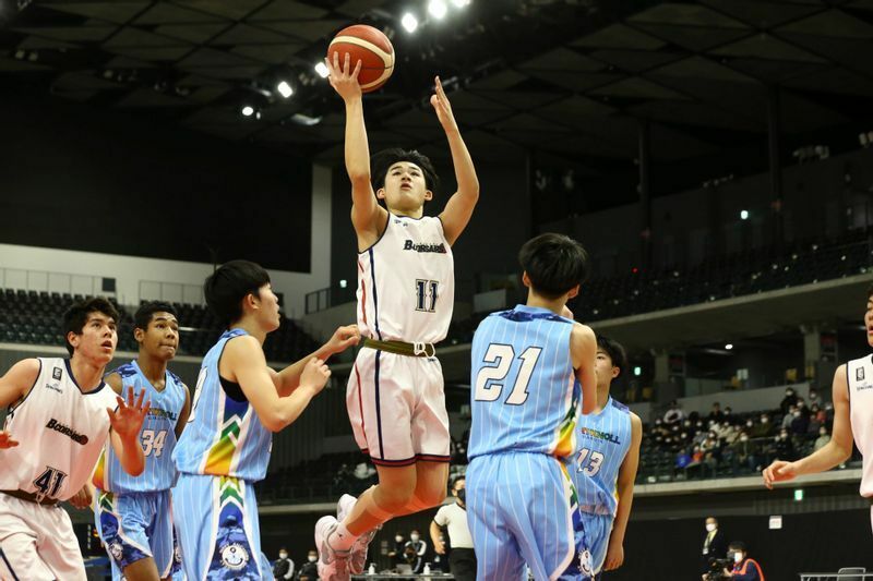 横浜BC・U15の佐藤凪（11番）は大道中からも全国中学生大会にも出場している 写真提供:日本バスケットボール協会