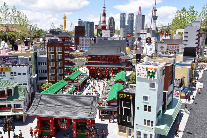 日本各地の名所をレゴブロックで再現したミニランド