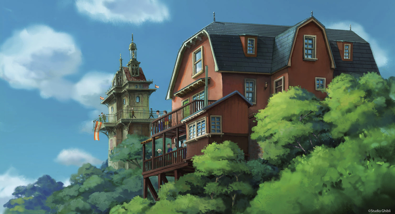 ジブリパーク「青春の丘エリア」。（C）Studio Ghibli