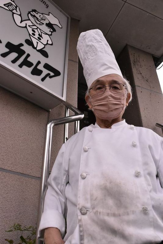 御年81才の谷一明さん。「若い頃に一時期名古屋で修業していたこともありますが、味噌カツは見たことがなかったし、自分の店を出してからも、他の店の味噌カツは食べたことがありません」