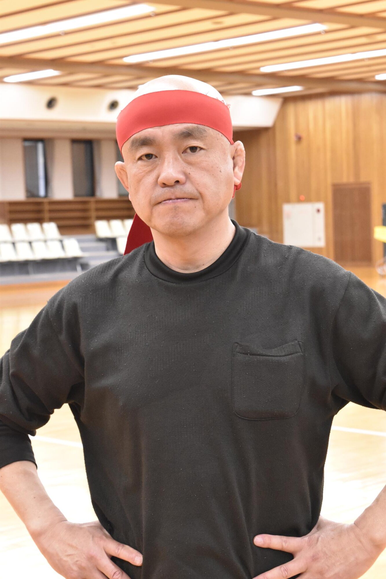 運営、マッチメイク、選手と何足ものわらじを履く代表の脇海道弘一さん。今年55歳になる現在も現役レスラーとしてリングに立つ