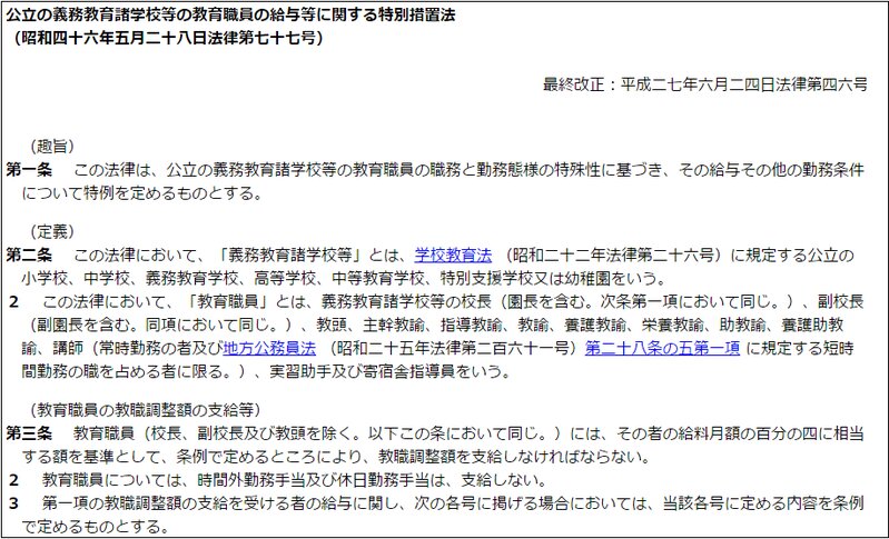 給特法の条文(法令データ提供システムより)