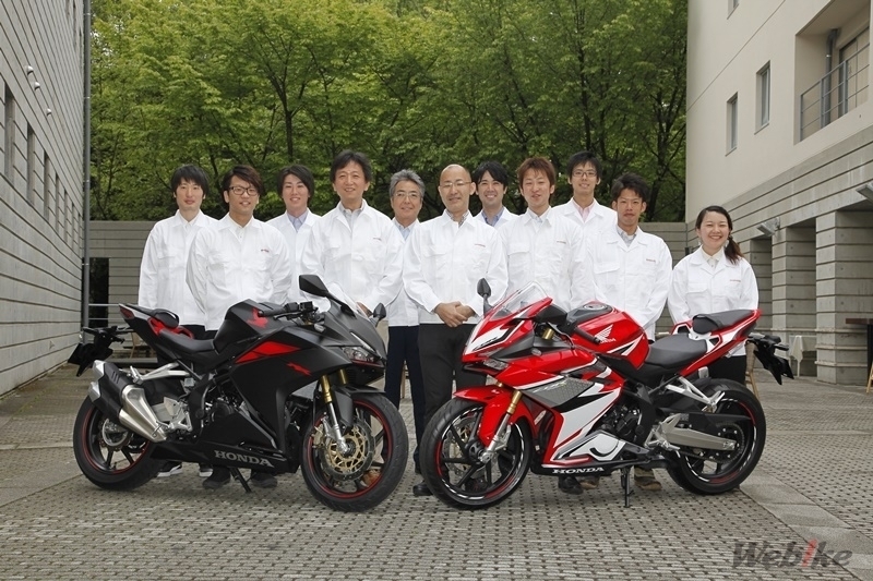 本田技術研究所の「CBR250RR」開発チーム
