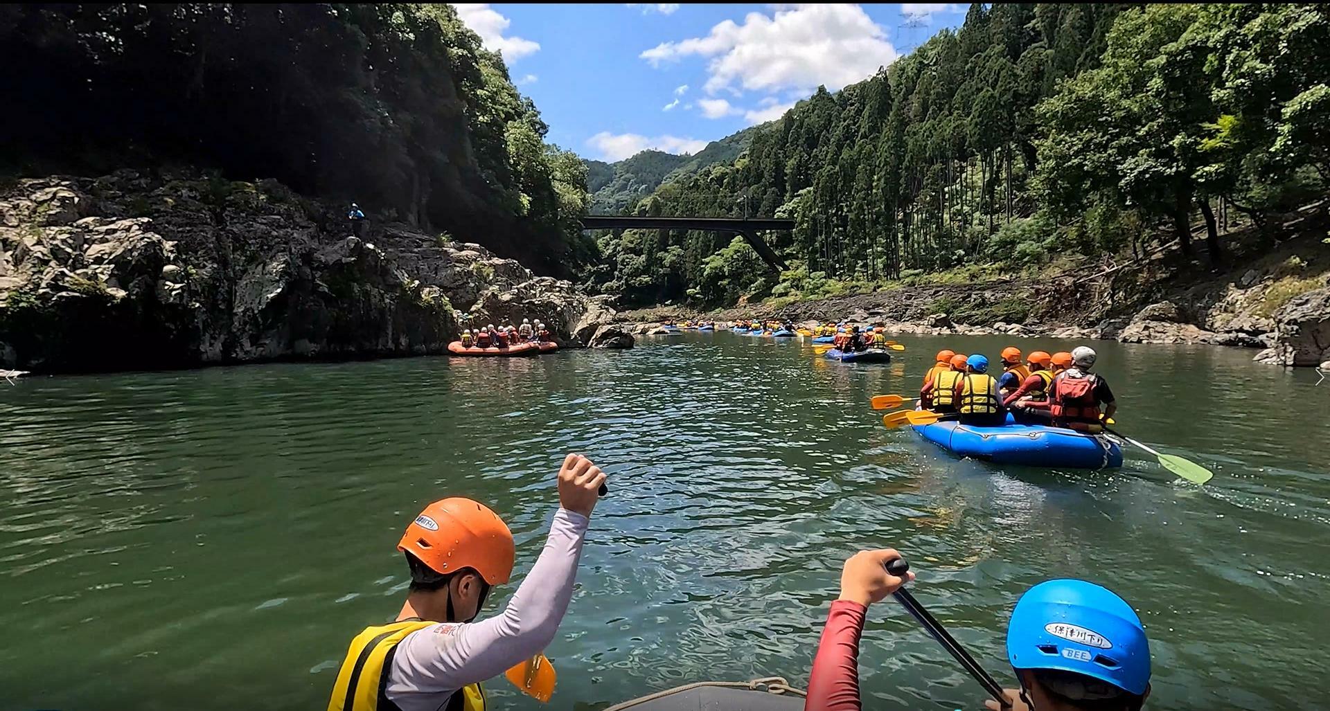 図5 淵の流れは穏やかだが、水難事故は発生しやすい（筆者撮影）