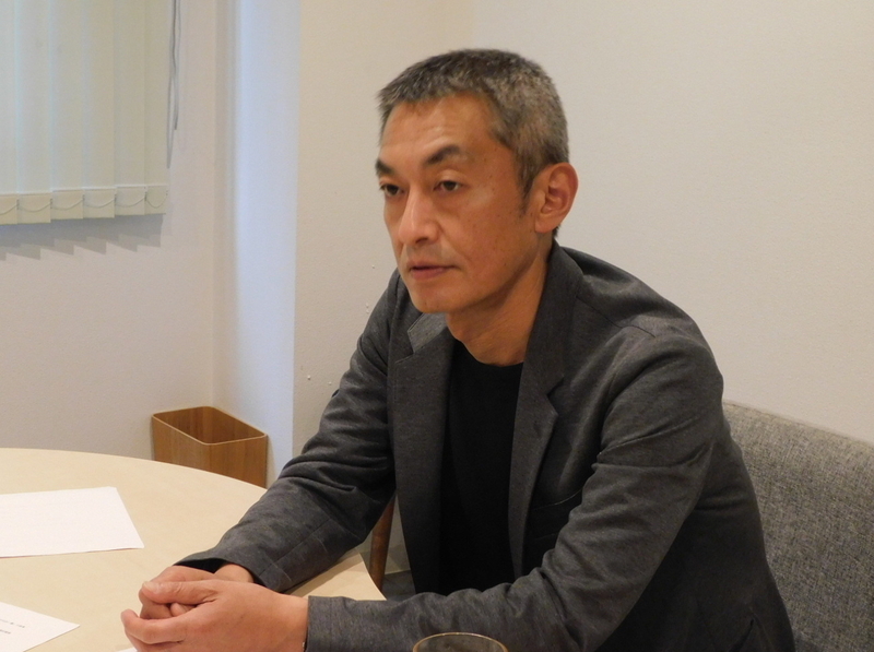 小川淳也議員の17年間を追った、大島新監督。父は、あの大島渚である。(撮影:筆者)