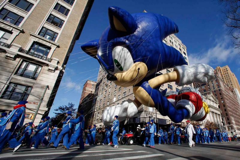 NYの感謝祭のパレードにも登場するなどソニックはアメリカで人気キャラ