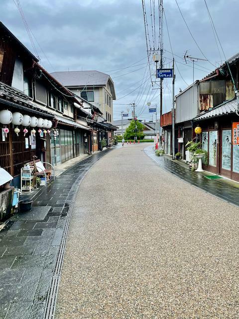 豊前街道。熊本は肥後なのに豊前街道なのが不思議だ　（筆者撮影）