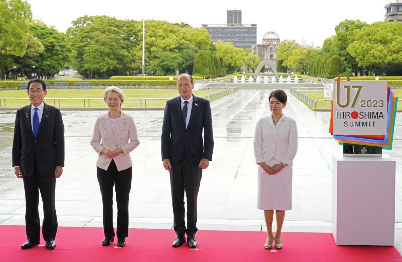本日19日より広島G7サミットが始まる。デアライエン欧州委員会委員長妻夫と、岸田首相夫妻。平和記念公園で。実り多い会合になるといいのだが。