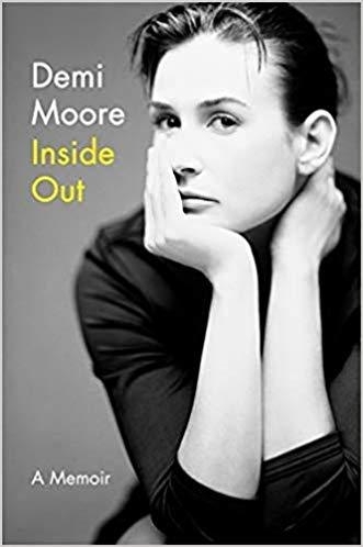デミ・ムーアの自伝本「Inside Out」（amazon.com）